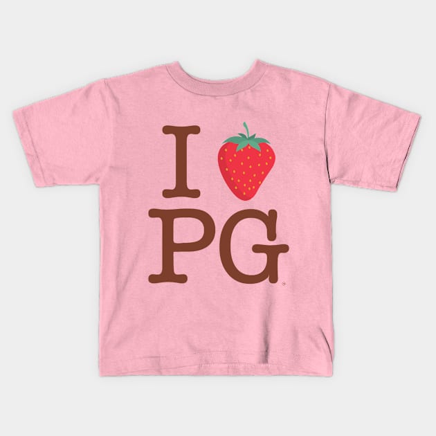 I Love PG! Kids T-Shirt by PG Utah Merch